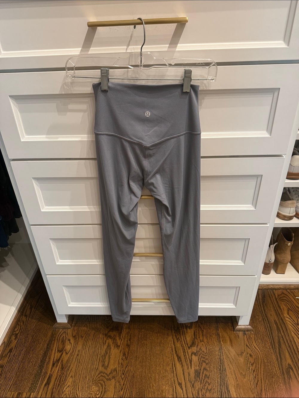lululemon athletica Girls' Light Gray High-Waist Leggings